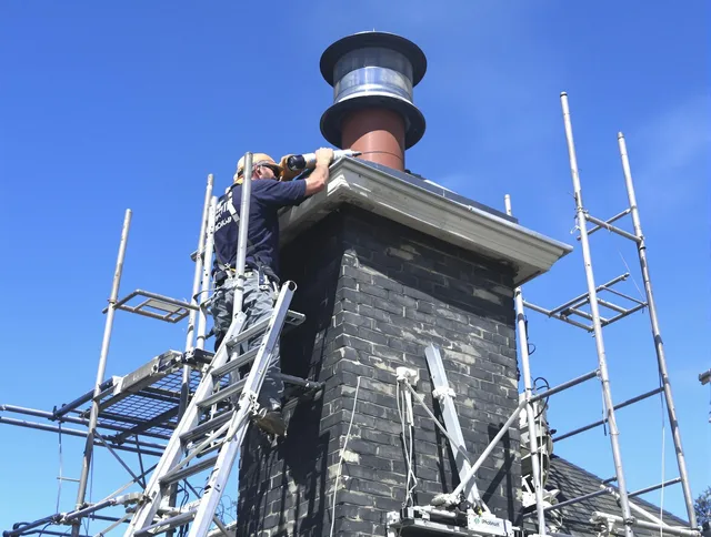 Sturdy chimney crown finished by Berea Chimney Sweep in Berea, OH