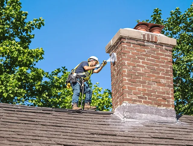 Berea Chimney Sweep performing an inspection with advanced tools in Berea, OH