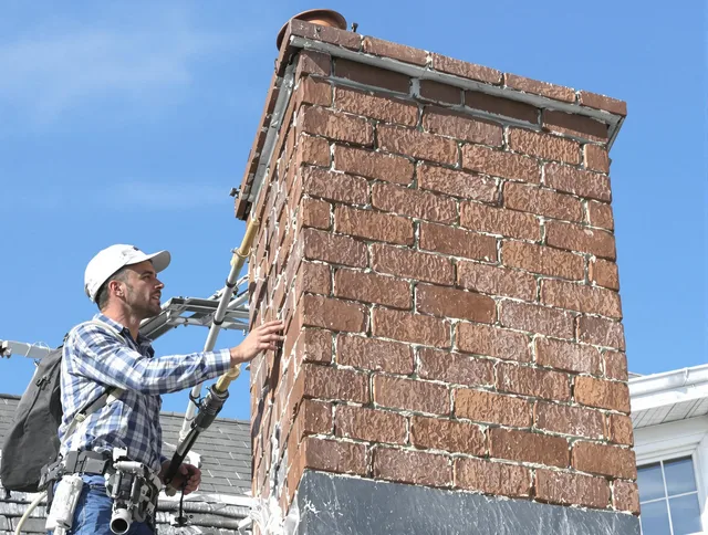 Brickwork for a chimney rebuild by Berea Chimney Sweep in Berea, OH