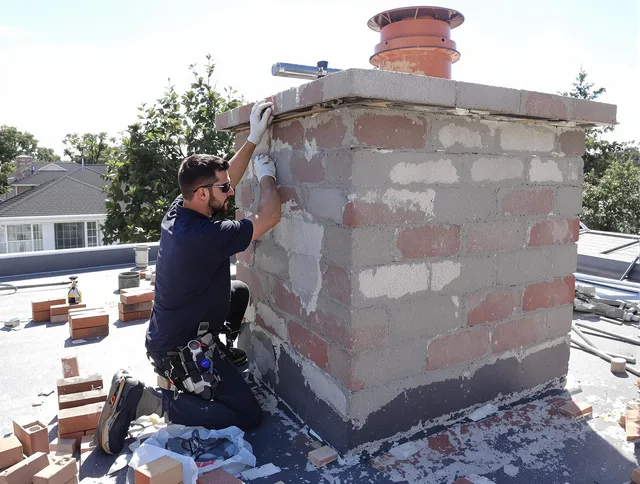 Advanced chimney repair process by Berea Chimney Sweep in Berea, OH