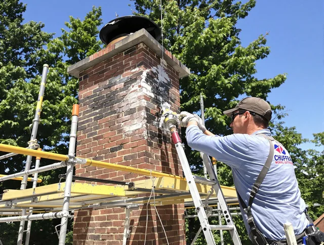 Structural chimney repair by Berea Chimney Sweep in Berea, OH